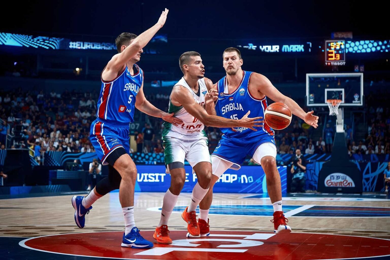 Portugal cai diante da Sérvia no segundo jogo do EuroBasket