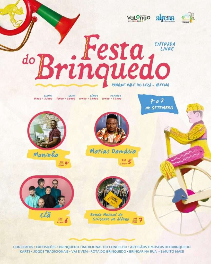 Festa do Brinquedo a Apenas 20 Minutos do Porto Festa do Brinquedo a Apenas 20 Minutos do Porto