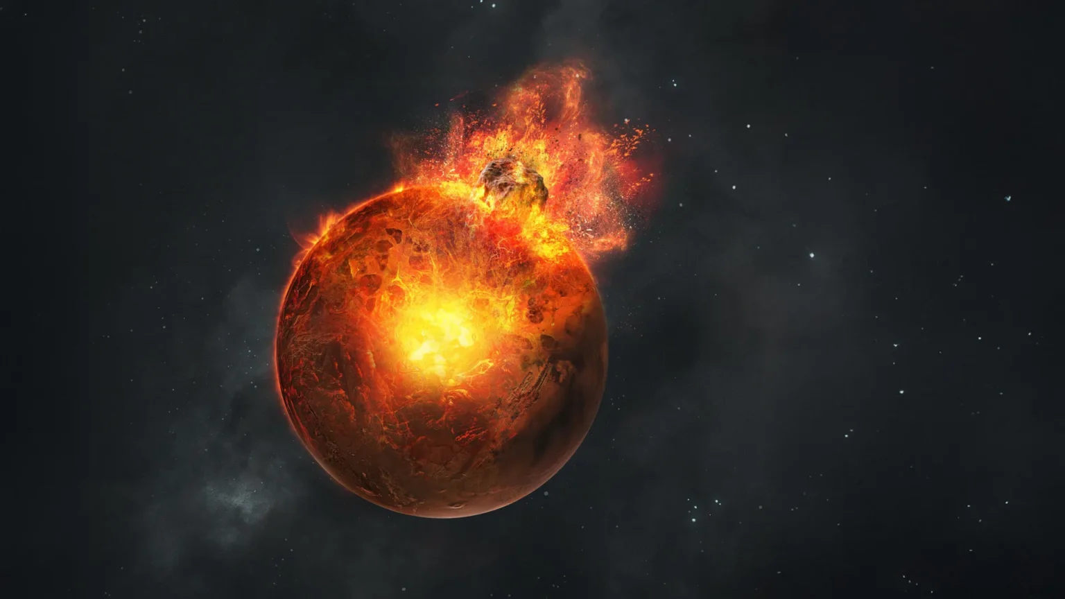 Cientistas descobrem fragmentos ocultos do nascimento violento de Marte, congelados por bilhões de anos