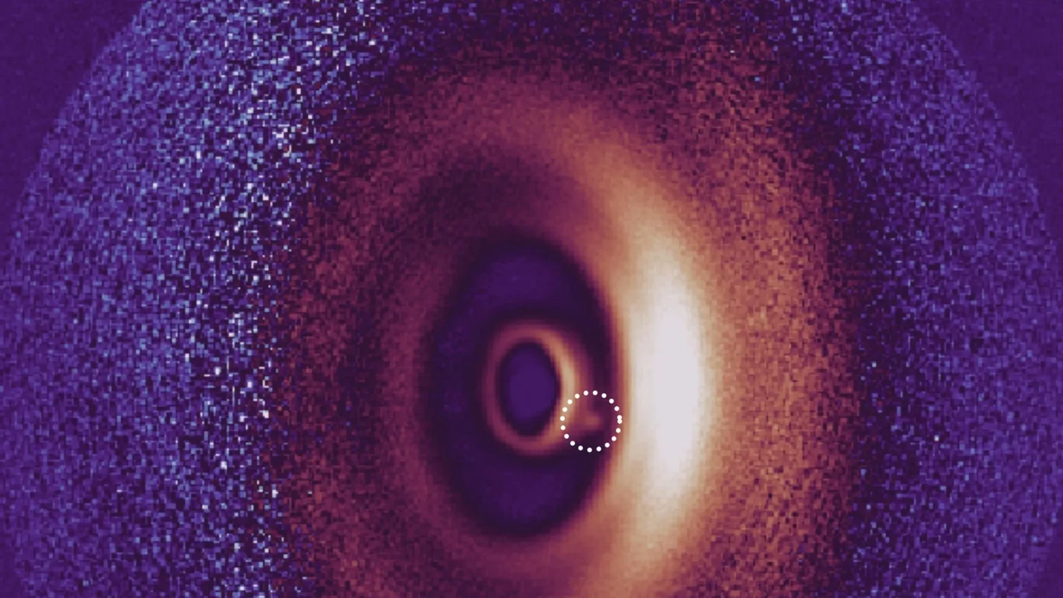 Astrônomos capturam impressionante primeira imagem de um planeta em formação