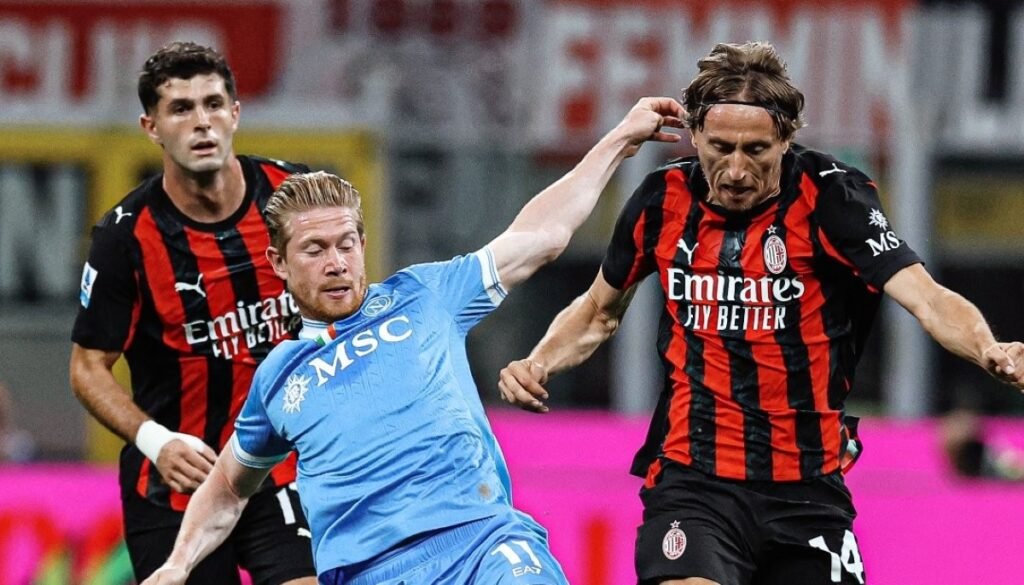 Nápoles é superado pelo AC Milan antes de enfrentar o Sporting na Champions League Nápoles é superado pelo AC Milan antes de enfrentar o Sporting na Champions League