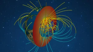Nova simulação revela como o campo magnético da Terra ganhou vida pela primeira vez