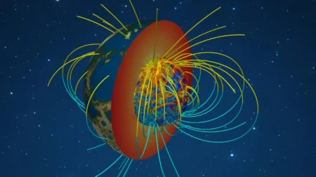 Nova simulação revela como o campo magnético da Terra ganhou vida pela primeira vez