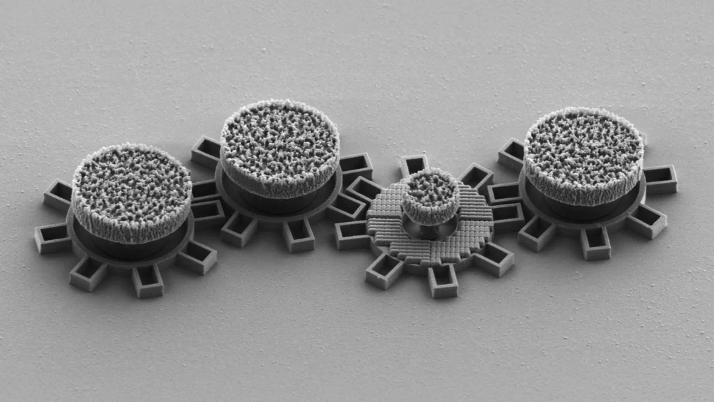 Cientistas criam micromotores menores que um fio de cabelo humano Cientistas criam micromotores menores que um fio de cabelo humano