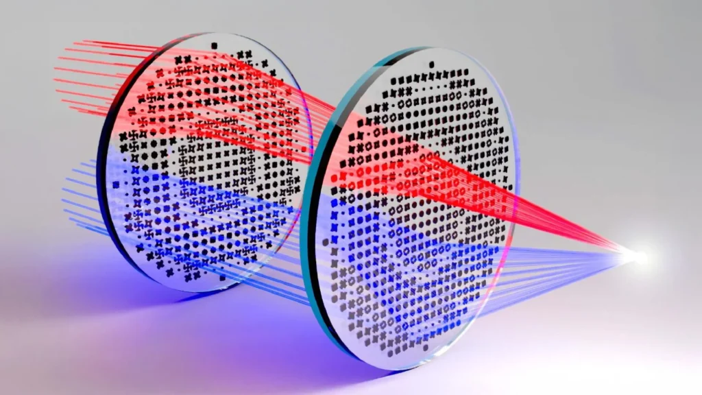 Novas lentes minúsculas, menores que um fio de cabelo, podem transformar câmeras de celulares e drones Novas lentes minúsculas, menores que um fio de cabelo, podem transformar câmeras de celulares e drones
