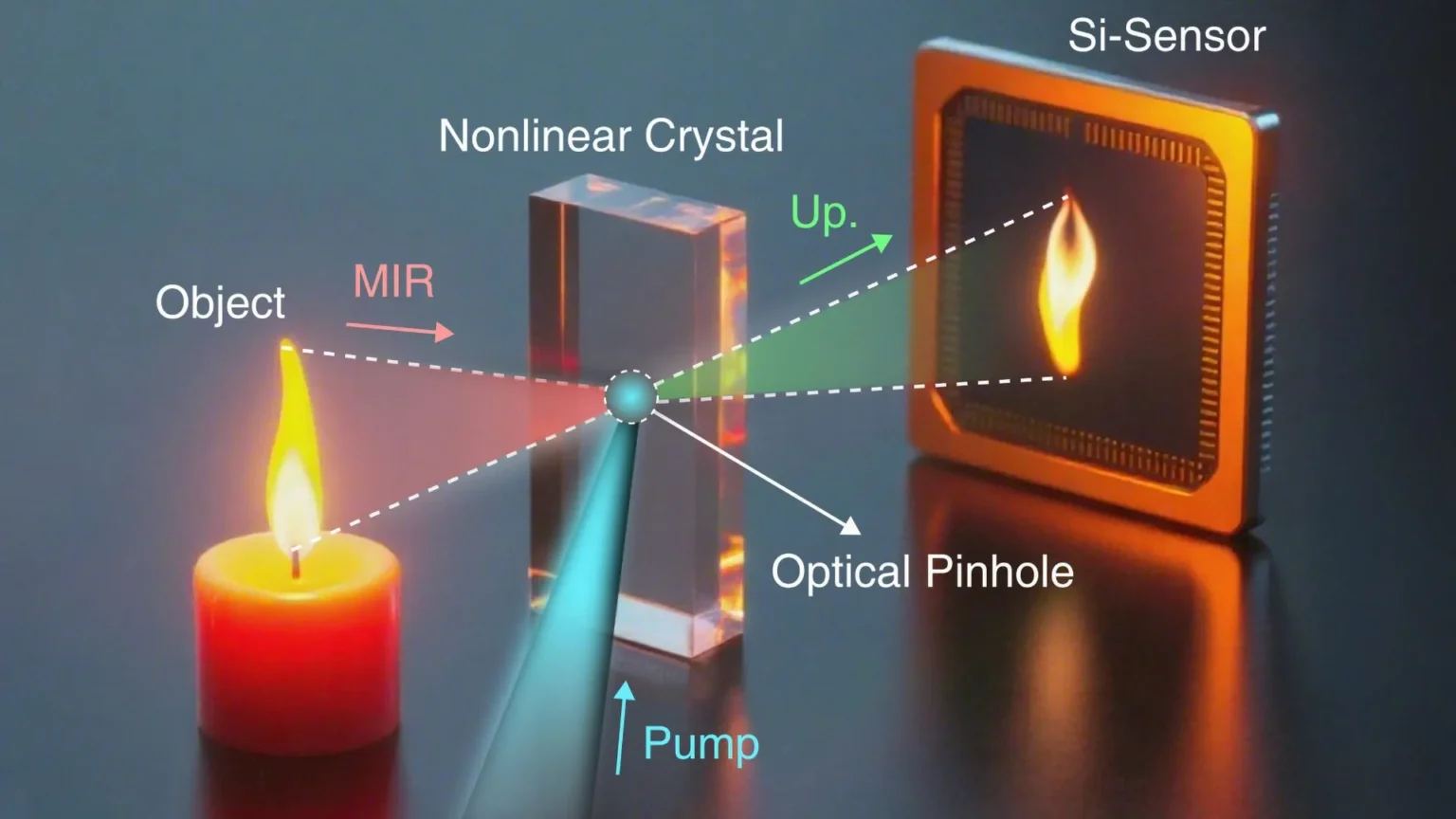 Esta nova câmera vê o invisível em 3D sem lentes Esta nova câmera vê o invisível em 3D sem lentes
