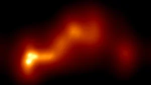 Um telescópio maior que a Terra revela o coração escondido de uma galáxia misteriosa