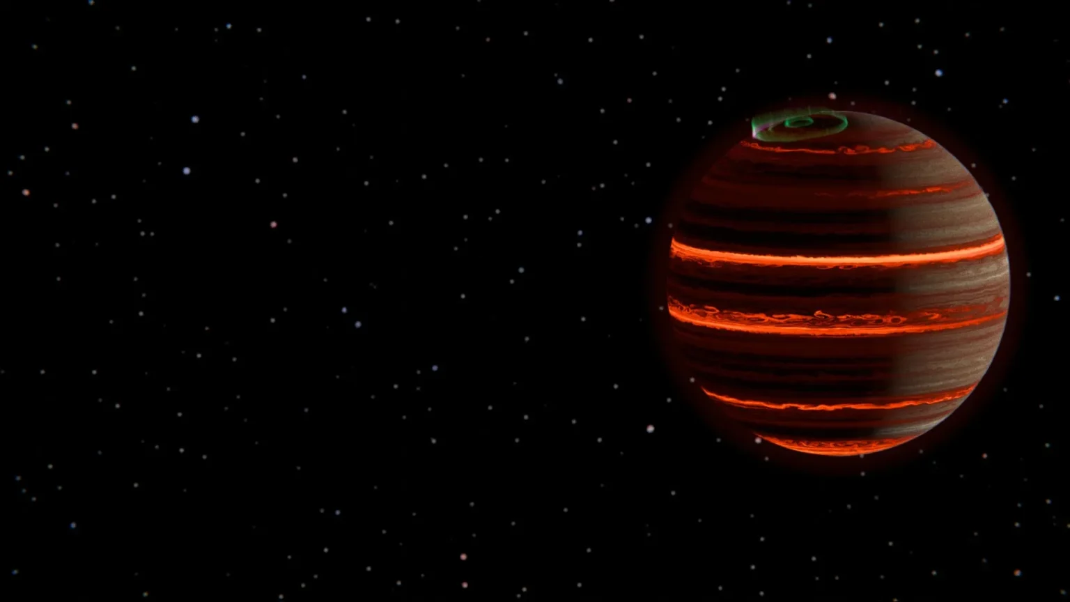 Astrônomos Surpreendidos com Auroras Flamejantes em um Planeta Sem Estrela Astrônomos Surpreendidos com Auroras Flamejantes em um Planeta Sem Estrela