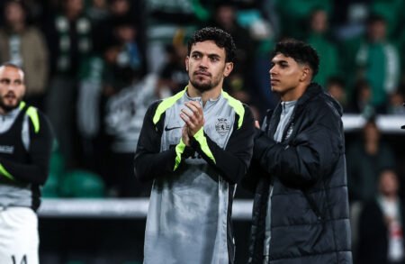 Pedro Gonçalves ri-se após golaço: "Também sei chutar forte!