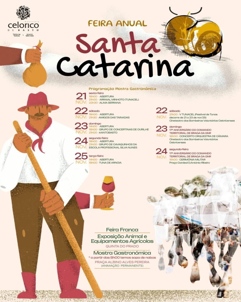 Festa de Santa Catarina movimenta Celorico de Basto de 21 a 25 de novembro Festa de Santa Catarina movimenta Celorico de Basto de 21 a 25 de novembro