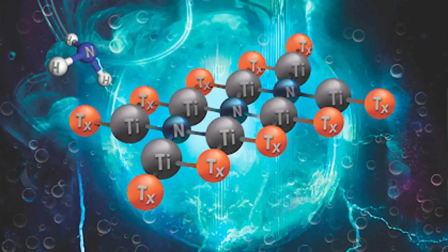 Novo material 2D transforma ar em combustível e fertilizante