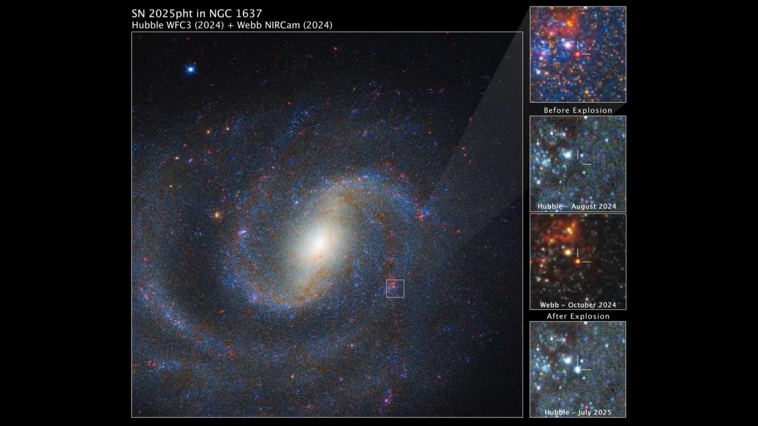 JWST revela uma supergigante vermelha oculta momentos antes de sua explosão