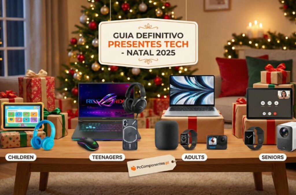 Guia Definitivo de Presentes de Natal para Amantes de Tecnologia de Todas as Idades