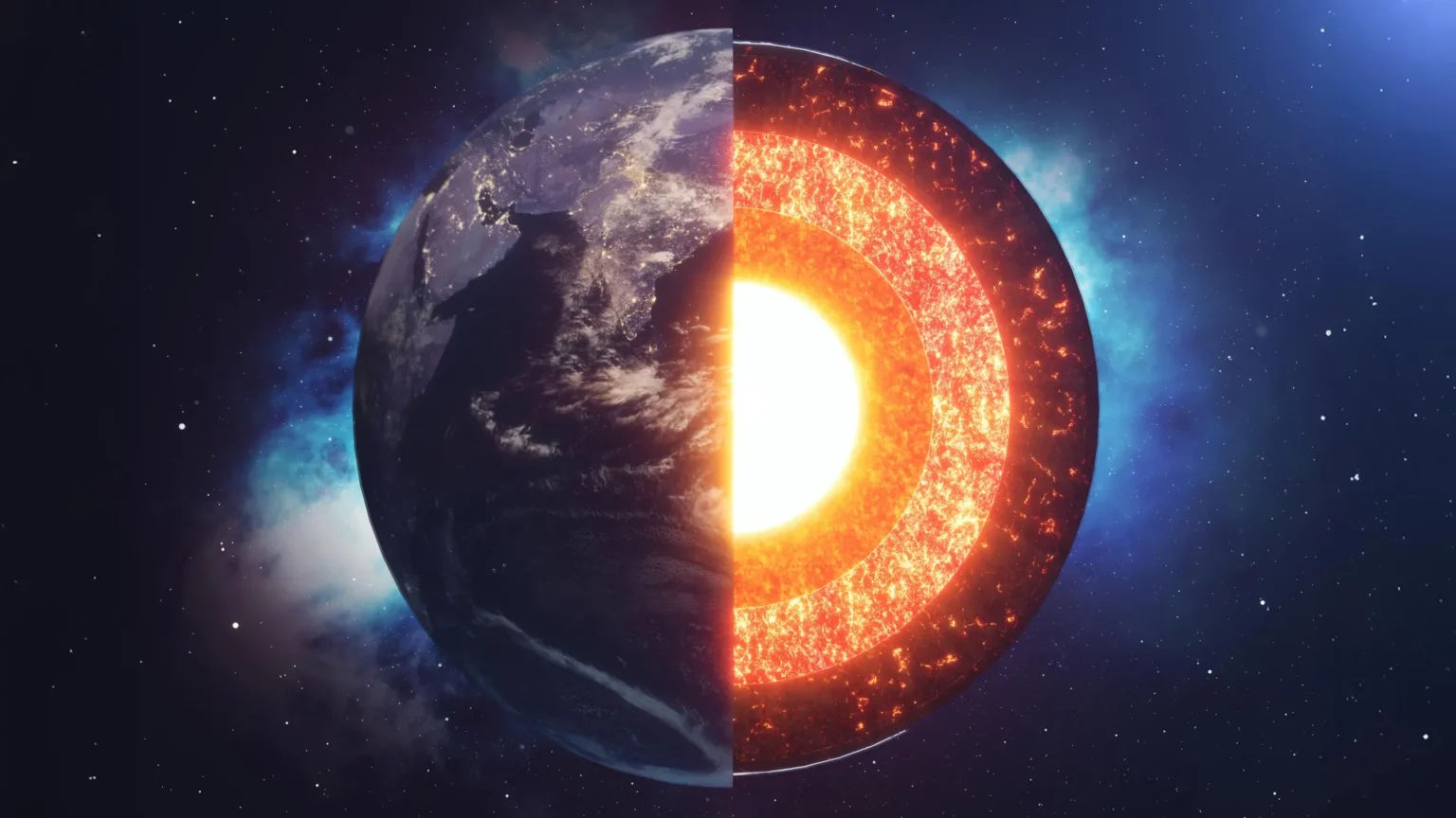 Cientistas descobrem um novo estado da matéria no centro da Terra Cientistas descobrem um novo estado da matéria no centro da Terra