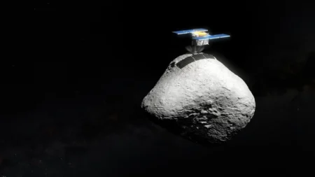 A espaçonave japonesa enfrenta um grande desafio de um asteroide do tamanho de uma casa