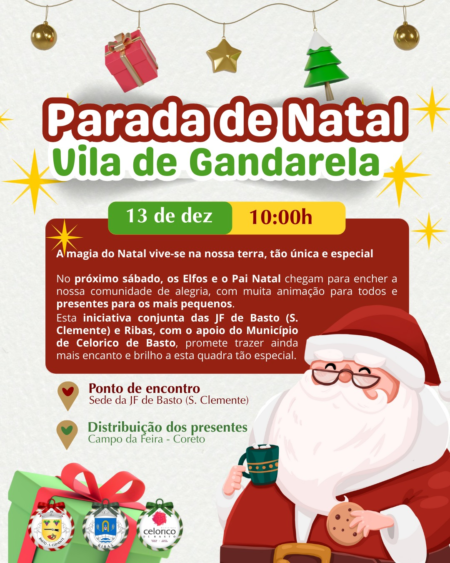 Celebração Natalina traz encanto à Aldeia de Gandarela neste sábado