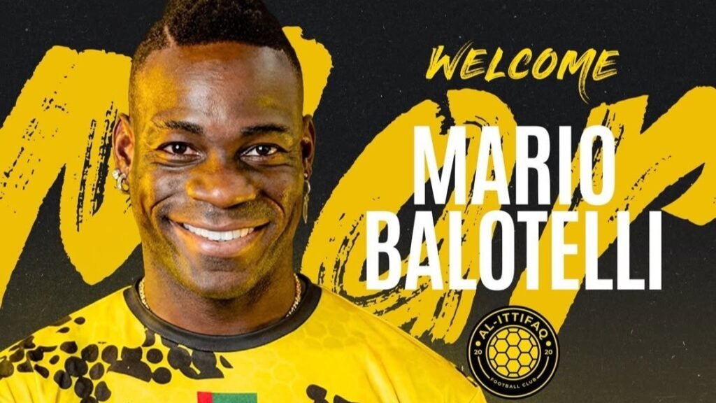 Al Ittifaq oficializa a contratação de Mario Balotelli