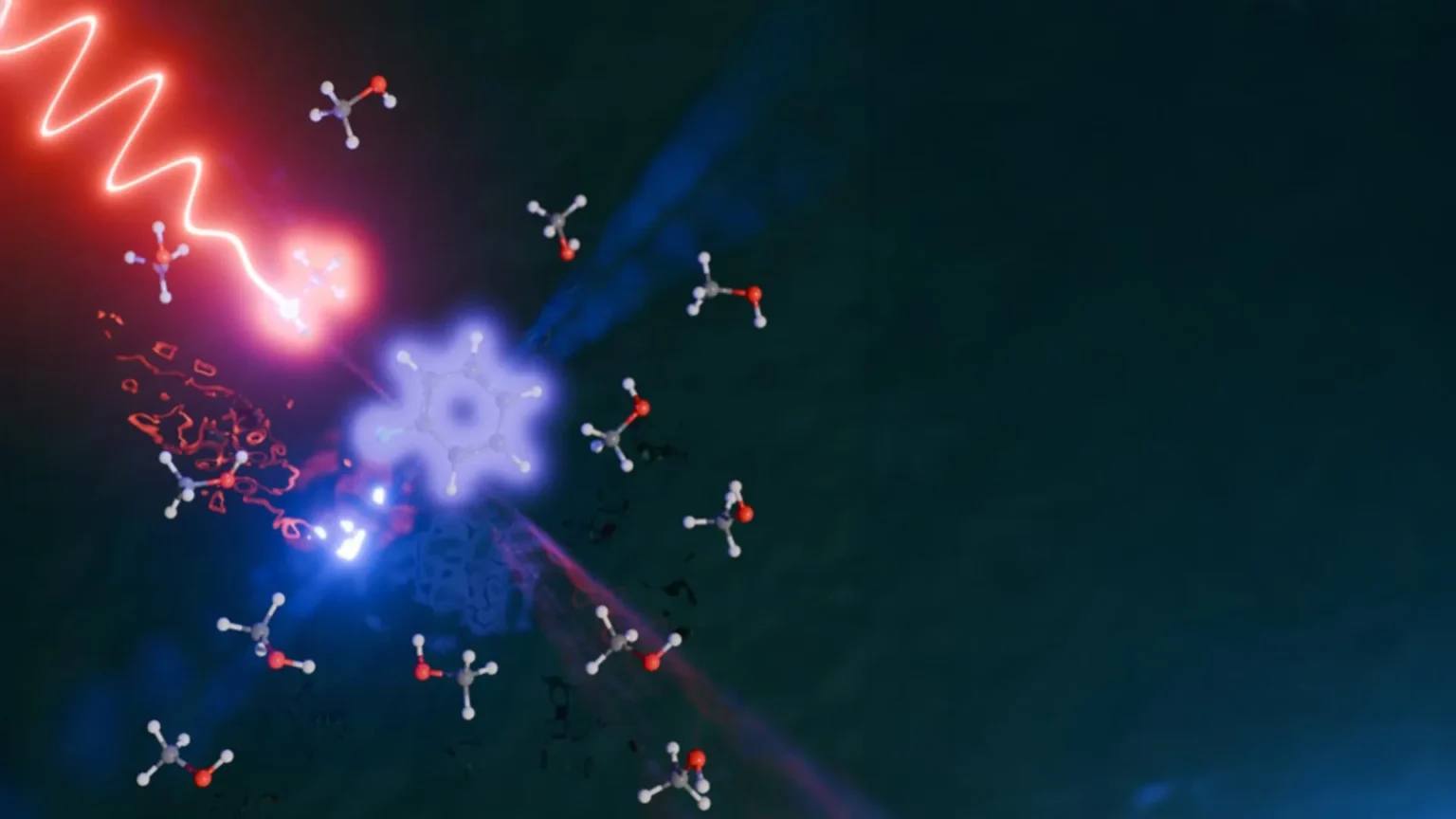 Um flash de luz ausente revelou um segredo molecular