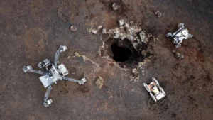 Robôs descem em tubos de lava para preparar futuras bases na Lua
