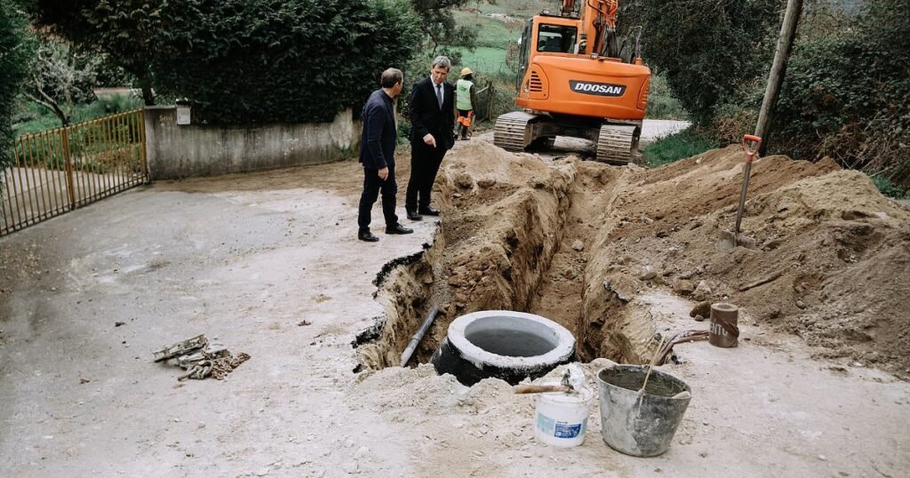 Concelho de Celorico de Basto expande sistema de esgoto na localidade de Agilde
