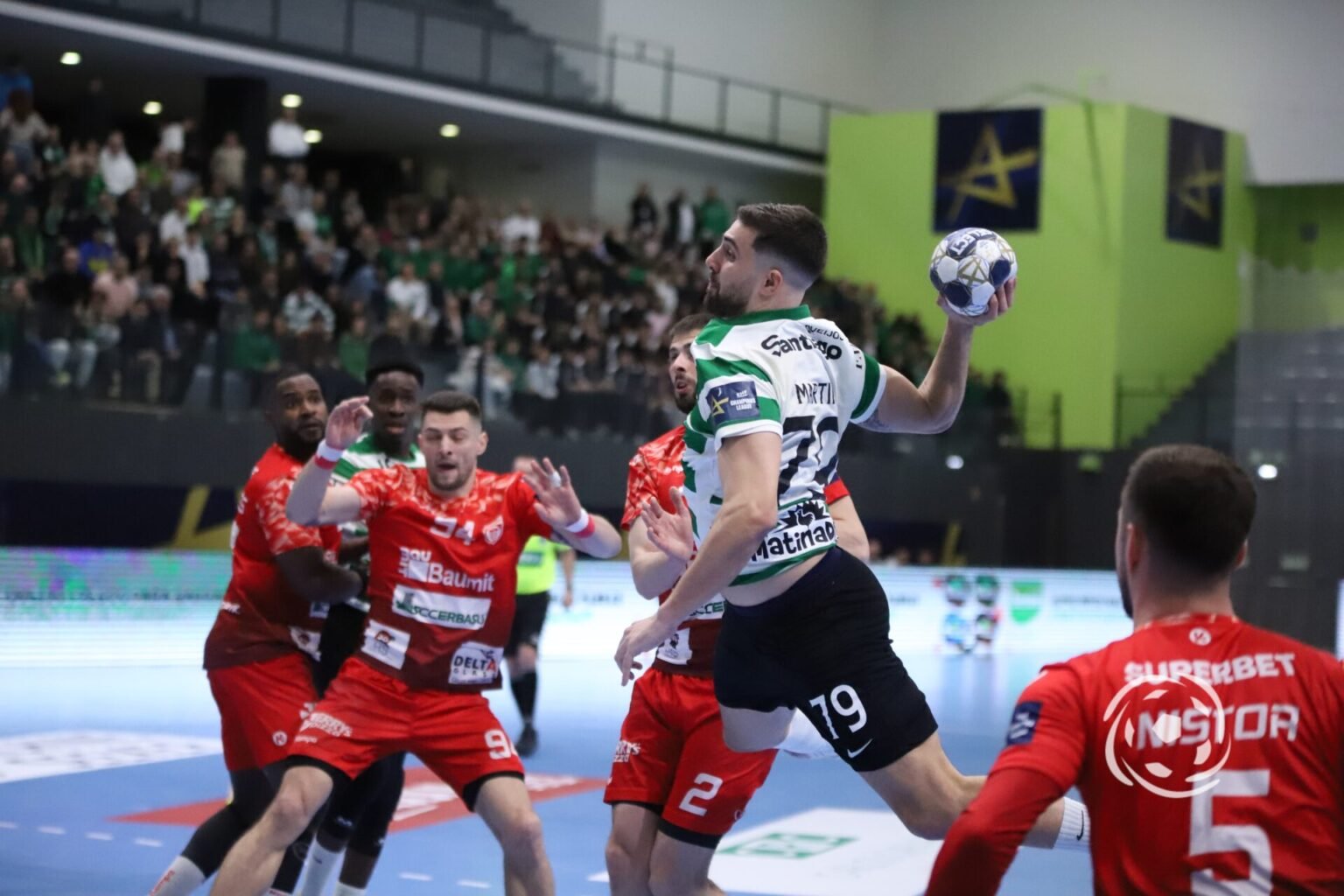 Sporting enfrenta Dínamo Bucareste na Champions League de Andebol contra Wisla Plock