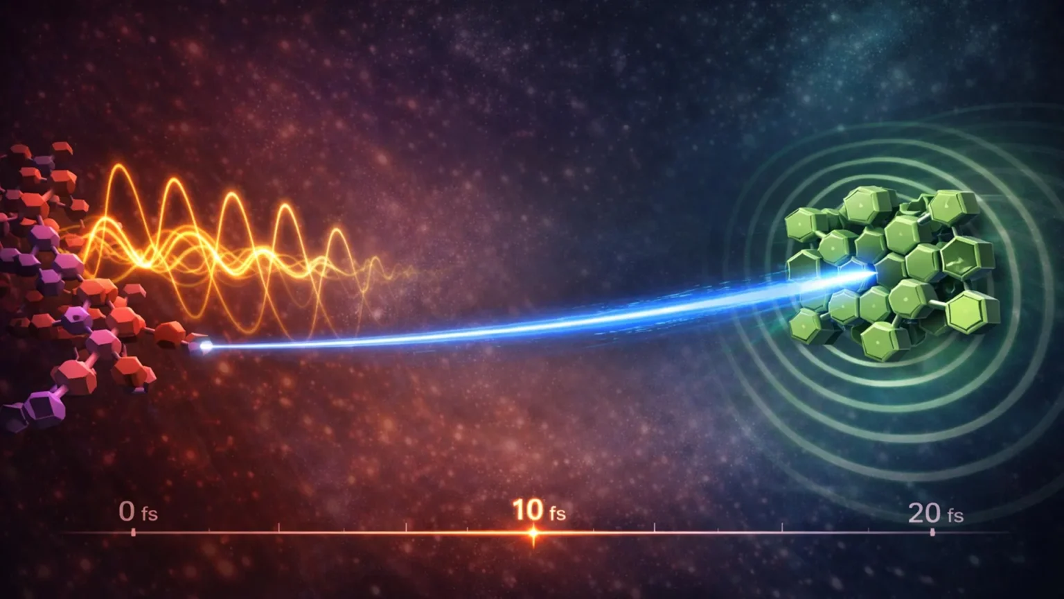 Elétrons catapultados através de materiais solares em apenas 18 femtosegundos